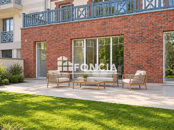Grand 3 pièces de 85 m², avec jardin et terrasse à DEAUVILLE