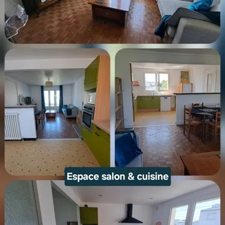 2 Chambres en colocation meublée - maison avec jardin - Brest Kergaradec (Tram 5 min)