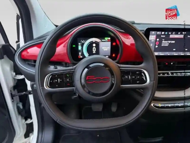 Fiat 500 e 95ch (red) — photo 12