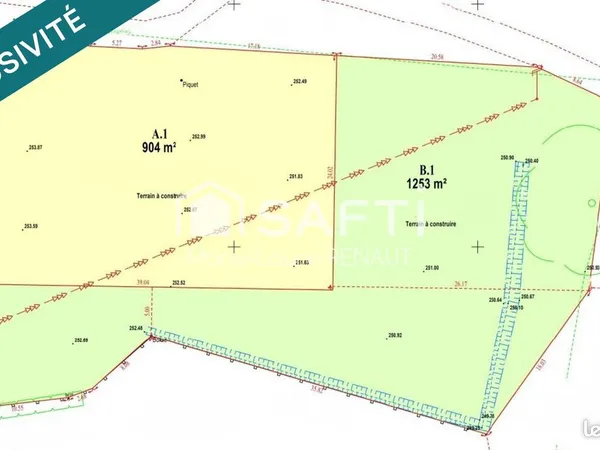 Terrain 2157 m² LABESSIERE-CANDEIL