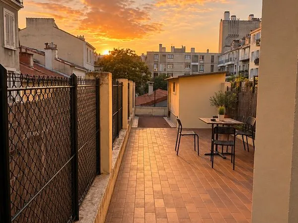 Appartement avec terrasse, le Camas