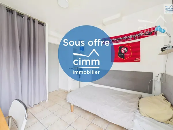 Studio 1 pièce 11,75 m²