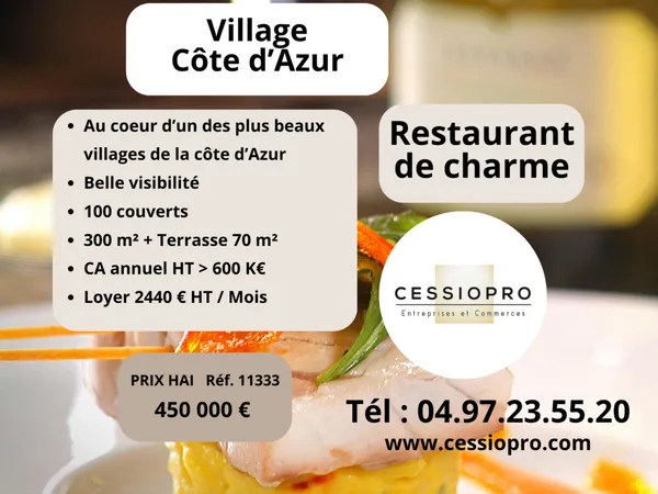 RESTAURANT AVEC TERRASSE DANS UN ECRIN DE VERDURE AU PANORMA UNIQUE : ADRESSE CONFIDENTIELLE ET CONV
