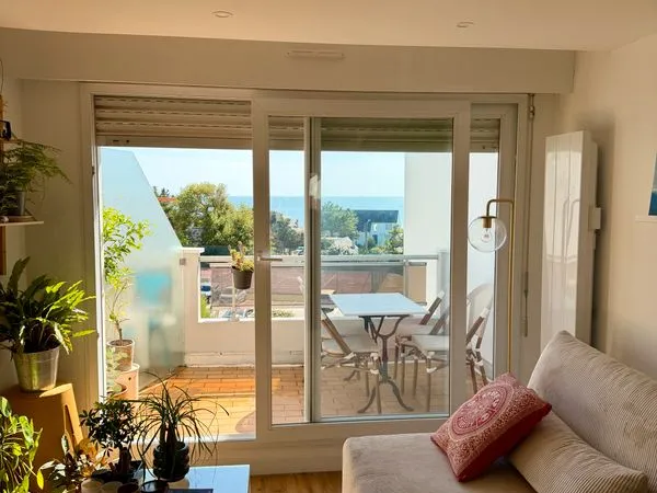 Duplex rénové avec vue mer - Plage de Bonne Source (Pornichet) à pied