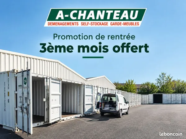Box de stockage sécurisés 14 et 28 m² - proche Angers et Mûrs-Erigné