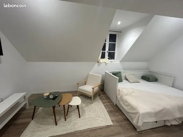 Chambre meublée haut de gamme - Colocation rénovée - Amiens