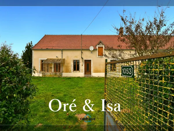 Maison à vendre 4 pièces sans aucun voisin + grange (86)