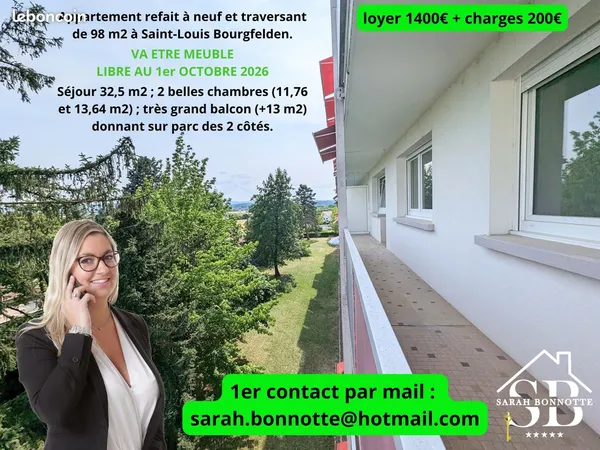 Appartement 4 pièces 98 m²