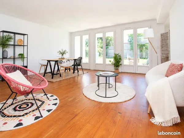 Maison T4 de plain-pied - 97 M² - jardin privatif 200 M² - Garage - Direct propriétaire