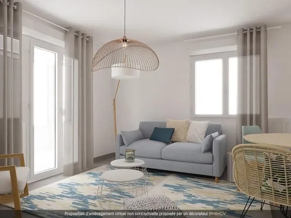 Appartement 3 pièces 61 m²