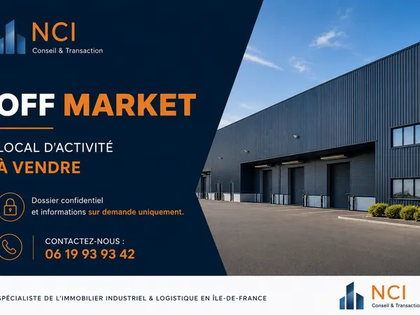Local d'activité 1800 m²