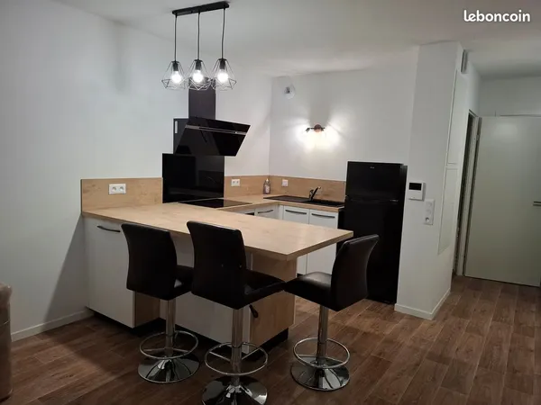 Location appartement T2 avec jardin
