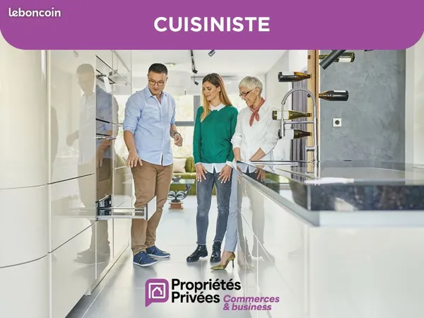 Fonds de commerce cuisiniste 295 m²