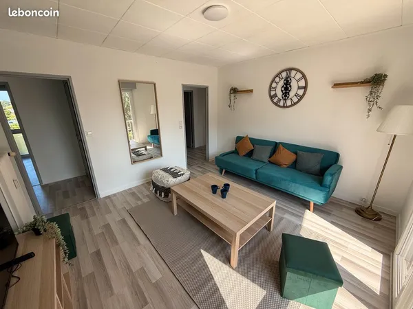 Appartement meublé T4 de 72m² - 3 chambres - Mulhouse Bel-Air / UHA
