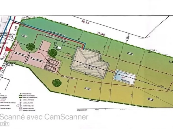 Terrain 1 200 m² Montauroux
