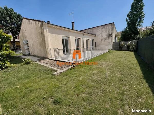 Maison de plain pied de 103m², 3 chambres, quartier recherché