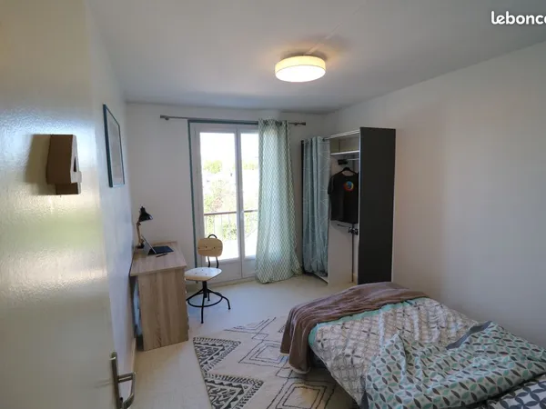 Chambre colocation premium