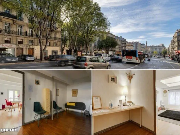 À LOUER - LOCAL PROFESSIONNEL 45,90 m² MARSEILLE 6ème - 14 Boulevard Baille