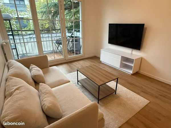 🏡 T2 meublé de 42 m² avec parking souterrain - Villiers-sur-Marne