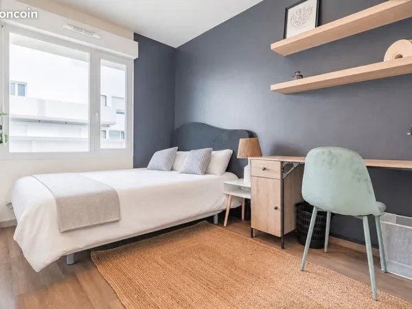 Chambre dans colocation de standing tout équipé