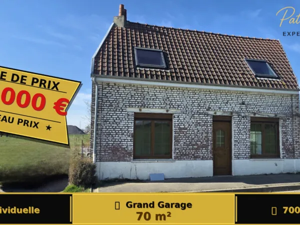 Maison individuelle avec grand garage