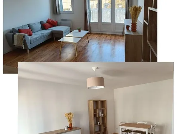 Appartement T2 meublé avec parking couvert - Proche mairie Châteaudun