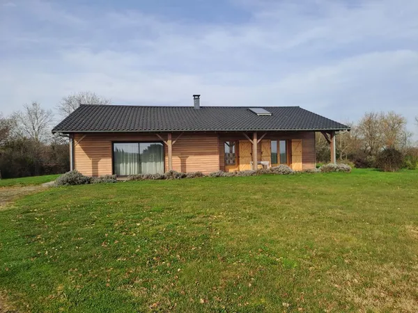 Maison ossature bois de plain pied