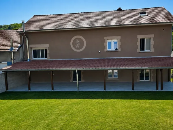 PROCHE BELGIQUE ET LUXEMBOURG - DUN-SUR-MEUSE - MAISON 163 M² - 5 CHAMBRES + BUREAU - TERRAIN 3 165 