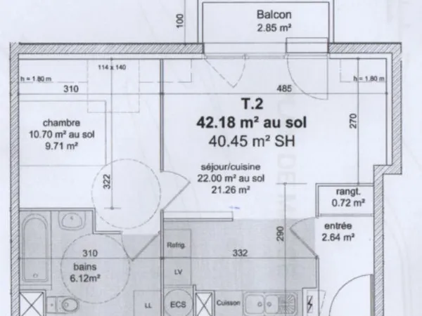 Appt F3 à Louer à MESNIL ESNARD