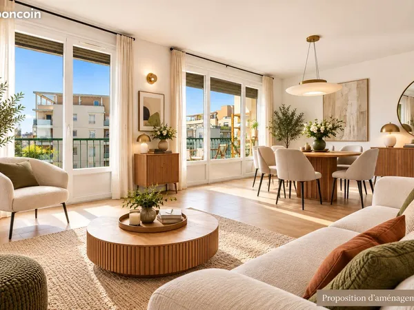 T4 de 82 m2 baigné de lumière
