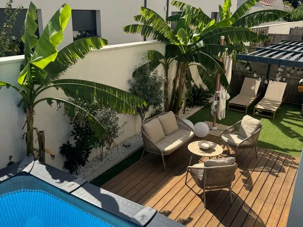 Maison T4 récente avec jardin, piscine et stationnements privatifs à Balaruc-les-Bains