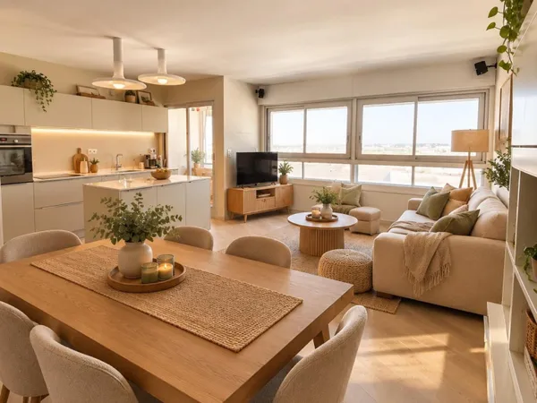 appartement en excellent état et de qualité tout confort avec vue sur la ville de bordeaux