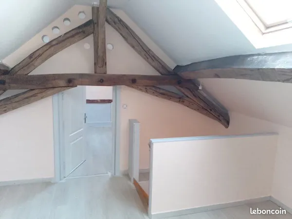 T3 Bis de 70m2 en Duplex avec de grands volumes, lumineux et traversant - centre Ville Montmarault
