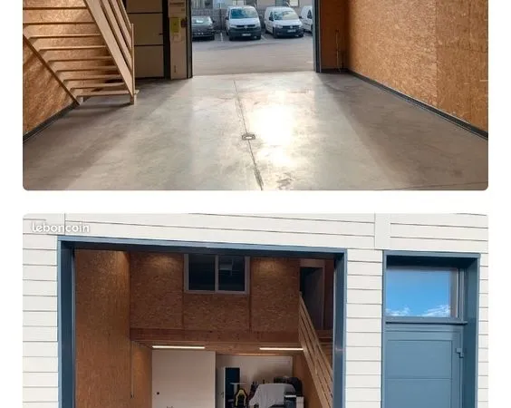 Local, dépôt, entrepôt, hangar, stokage, d'activité 90 m² avec bureau climatisé - Viry (74) - ZA des