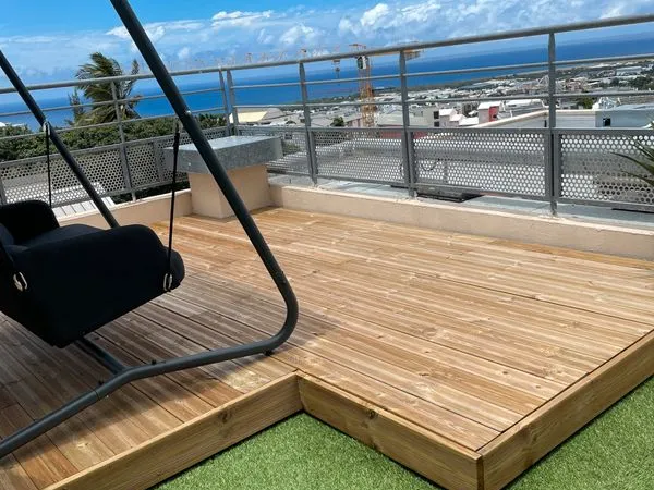 T2 meublé - rooftop vue panoramique