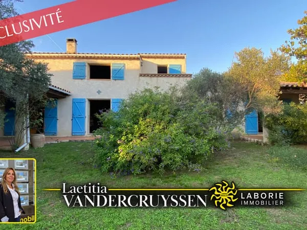 À vendre maison T4 4 faces avec garage et jardin arboré pisc