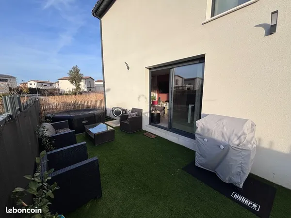 Belle maison meublee clim 95m2 jardin lansargues