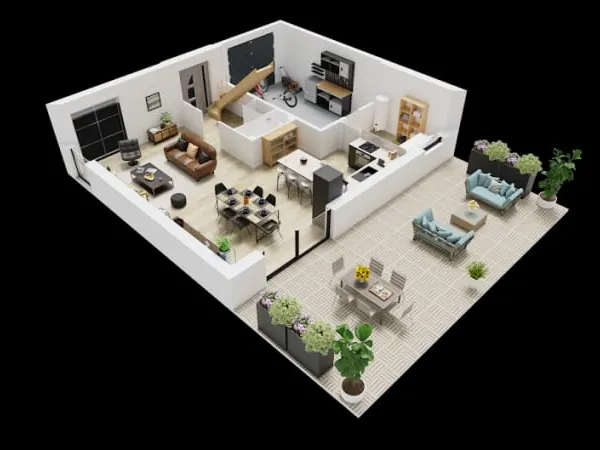 Maison neuve 4 pièces 96 m²