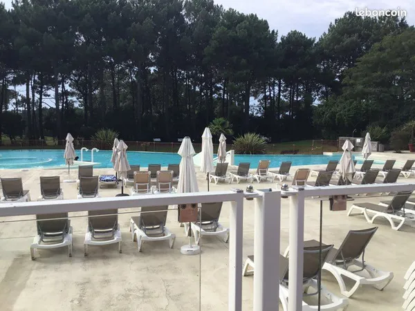 Particulier à particulier Vendu tout meublé Appart 36m2-Lacanau océan avec piscine 400m2 à remous-ré