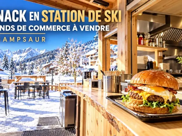 À VENDRE : FRONT DE NEIGE - Snack clé en main Emplacement