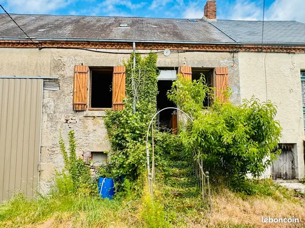 Petite maison avec grand terrain