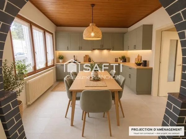 Maison à rénover avec jardin et dépendances