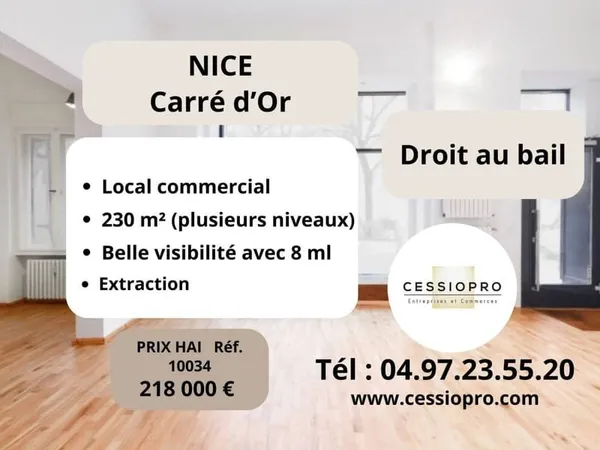 Local commercial 130 m²