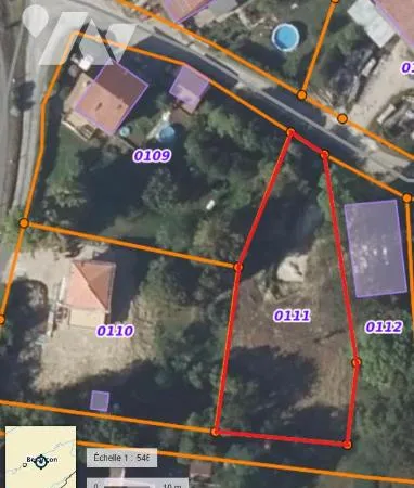 Terrain 1418 m²