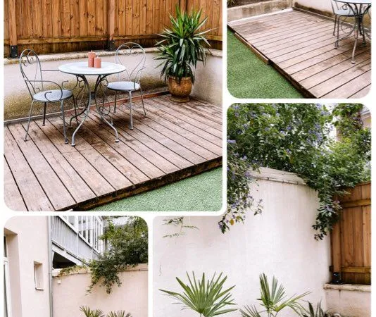Beau T2 hyper centre + jardin