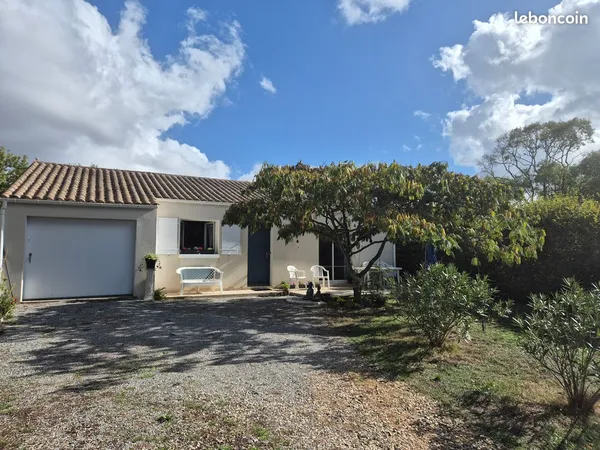 Bourg talmont maison de plain-pied t3
