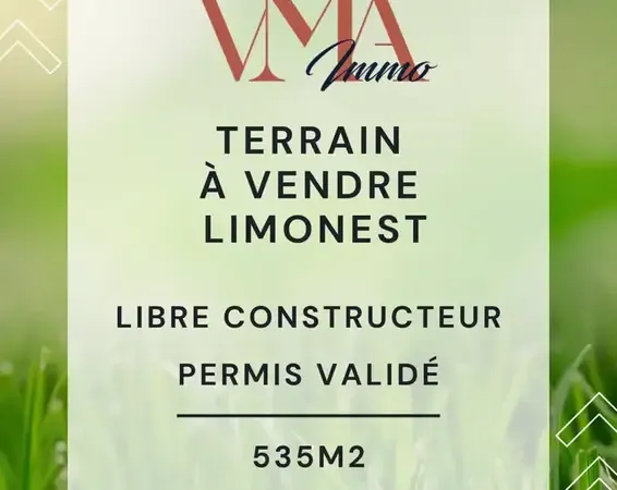 TERRAIN LIMONEST 535 m2 Libre constructeur