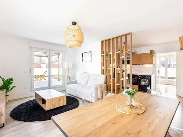 ROMAINVILE - DUPLEX MEUBLÉ 85M² - 3CH -TERRASSES & PARKING