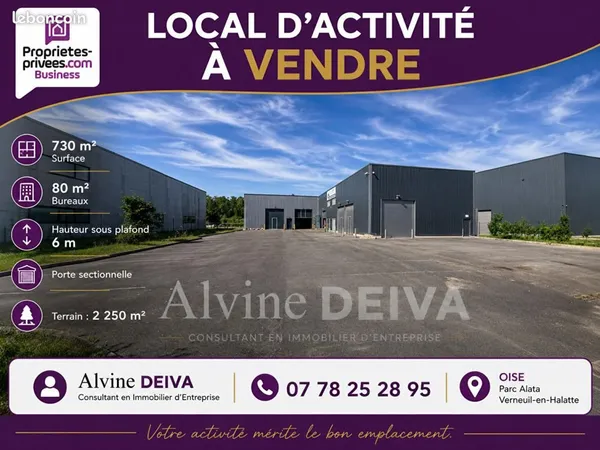 Local bureaux 730 m²