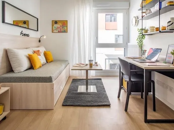 Studio 1 pièce 19 m²